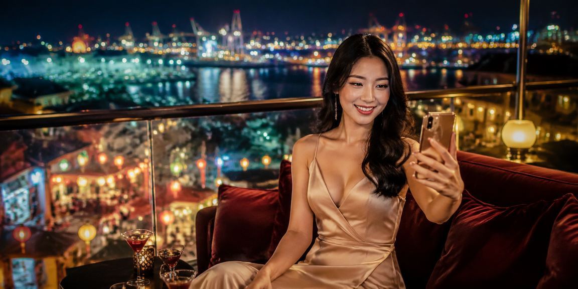 Người chơi tại Hải Phòng truy cập mobile casino giải trí tại chợ đêm