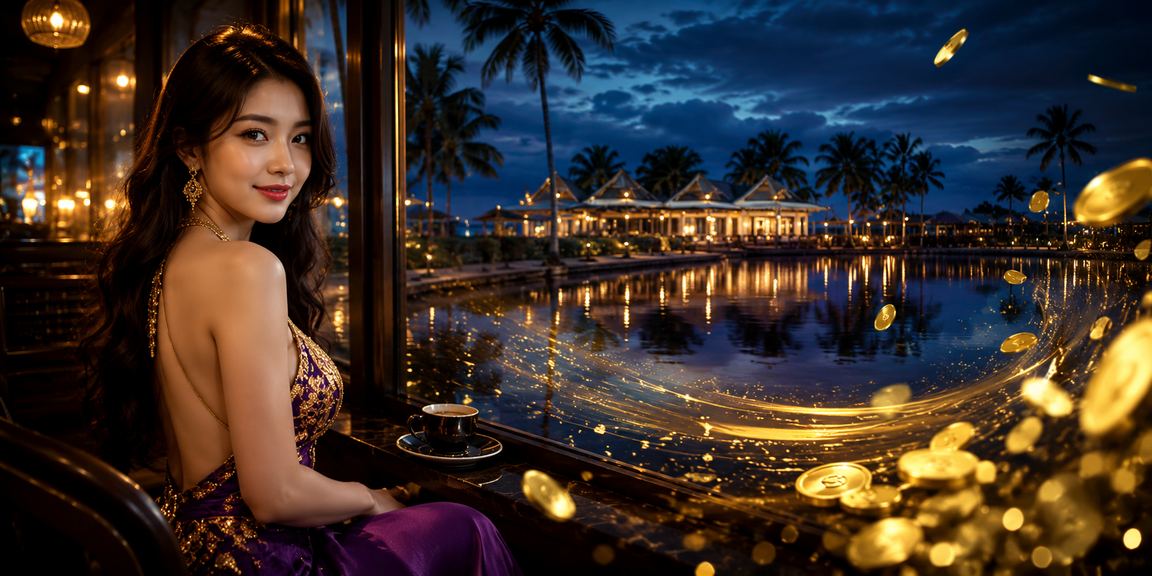 Người chơi tại Phú Quốc thư giãn uống cà phê và tham gia đặt cược trực tuyến trên điện thoại
